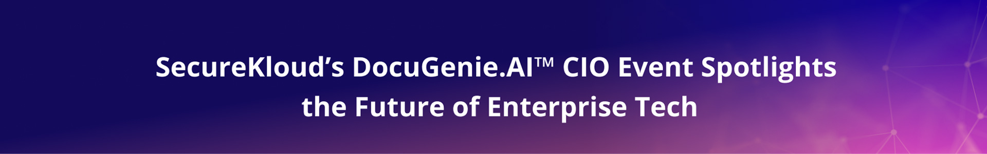The Most Innovative Technology Company Website banner
