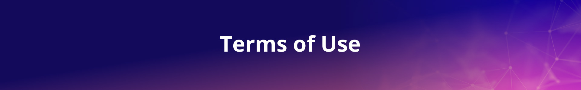 Terms & Conditions Website Banner